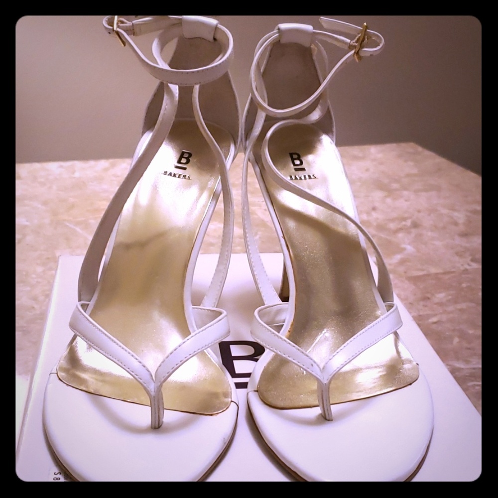 White Bakers Heels!